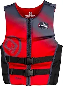 O'Brien Men's Flex V-Back Life Jacket - US Coast Guard Approved Level 70 Buoyanc