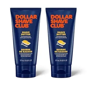 Dollar Shave Club | Shave Butter 2-Pack | For Sensitive Skin, A Translucent Shav